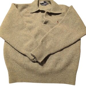 Ralph Lauren V-Neck Sweater in Olive